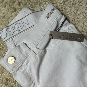 Goldsign White Misfit Jeans - Never Worn!